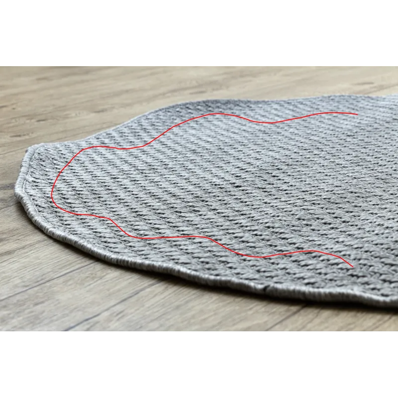 Tappeto TIMO 6272 in grigio chiaro, perfetto per il giardino