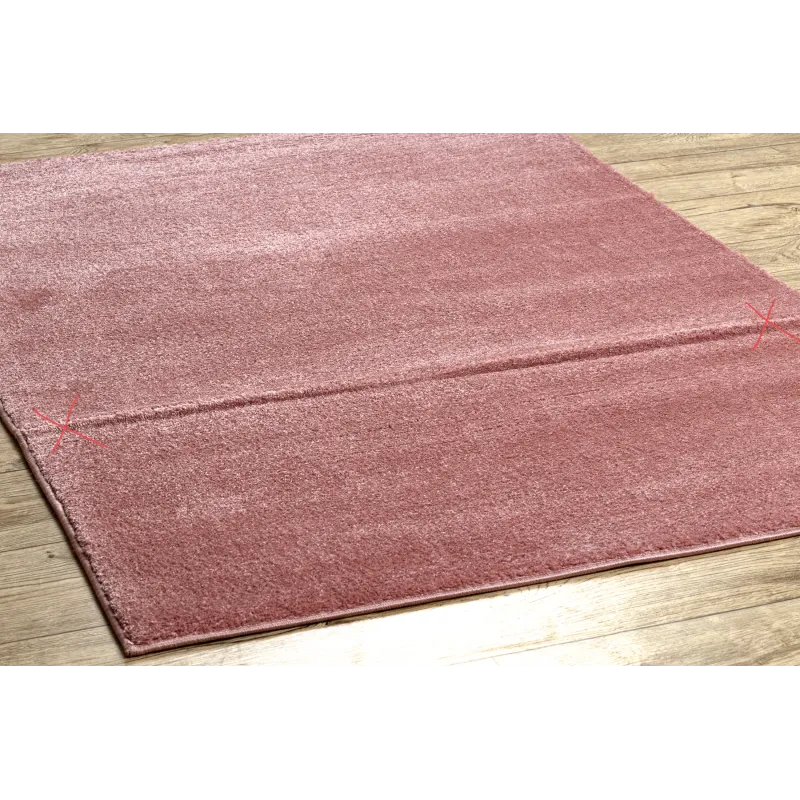 Tappeto rosa SOFTY, perfetto per camera da letto o stanza dei bambini