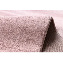 Tappeto SOFTY rosa, facile da pulire e resistente alle macchie