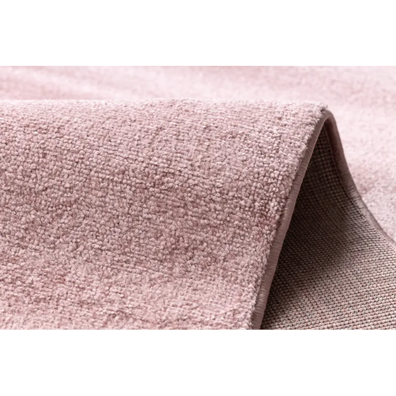 Tappeto SOFTY rosa, facile da pulire e resistente alle macchie