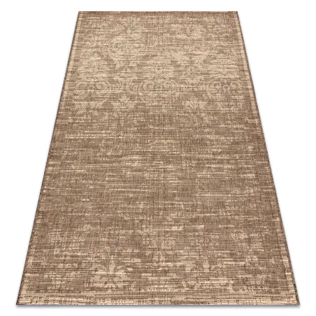 Tappeto in sisal FLOORLUX 20211 caffè e naturale, perfetto per il soggiorno