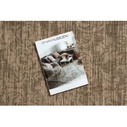 Tappeto in sisal FLOORLUX 20211 in tonalità caffè, perfetto per interni