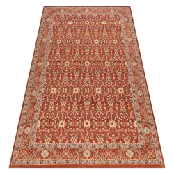 Tappeto LEGEND 468 12 GB300 in lana OSTA - Ornamento, cornice esclusivo rosso / beige