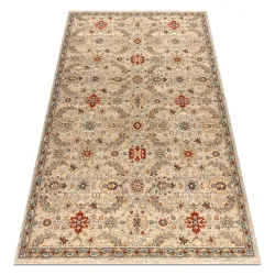Tappeto LEGEND 468 16 GB620 in lana OSTA - Ornamento esclusivo beige / rosso