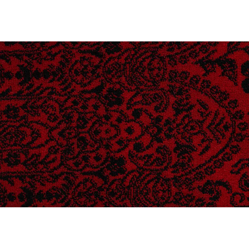 Dywan ORIENT 6039 bordo / czarny Ramka, rozeta, orientalny, z frędzlami 