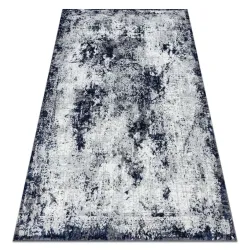 Tappeto ALLURE 1959 Astrazione - Strutturato, stiloso, glamour bianco / blu