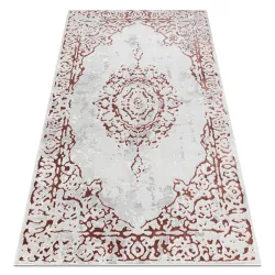 Tappeto ALLURE 1961 Ornament, cornice - Strutturato, elegante, glamour bianco / rosa