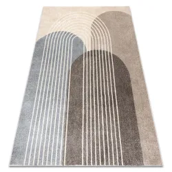 Tappeto FUSION 0810 beige / marrone - Geometrico, moderno, astratto