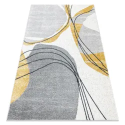 Tappeto FUSION 5868 bianco / giallo - Linee, moderno, astratto