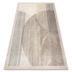 Tappeto FUSION 0815 crema / beige - Geometrico, moderno, astratto