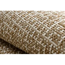 Tappeto in sisal per la cameretta, colore paglia beige naturale
