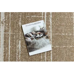 FLAT 48965265 Tappeto in sisal Trellis vintage, colore paglia beige, per interni eleganti