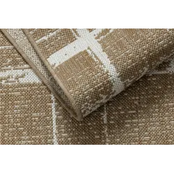 FLAT 48965265 Tappeto in sisal Trellis vintage, resistente alle intemperie, per esterni eleganti