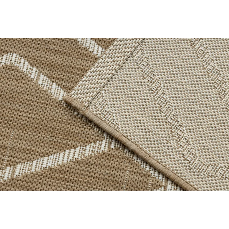 Tappeto geometrico in sisal, resistente, perfetto per soggiorni o camere da letto
