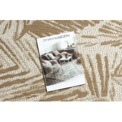 Tappeto in sisal beige, ideale per ambienti moderni e accoglienti