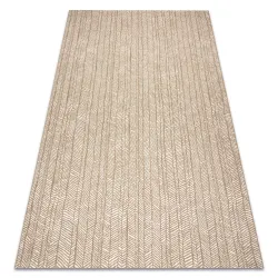 FLAT 48964265 Tappeto in sisal Spina di pesce - colore paglia beige naturale, corda