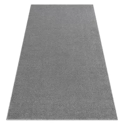 Tappeto ETON PLUS grigio chiaro tinta unita, monocromatico, liscio