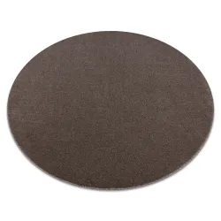 Tappeto ETON PLUS cerchio mocca Melange marrone / beige