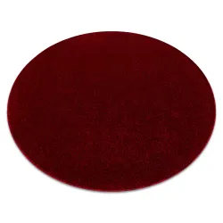 Tappeto ETON PLUS Rotondo Melange Rosso / Nero