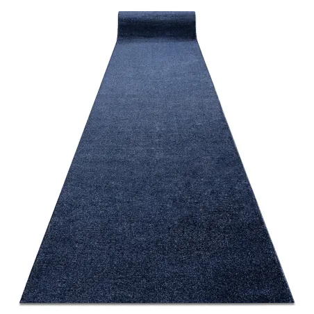 Corridore SOFTY blu scuro, tappeto moderno in tessuto morbido