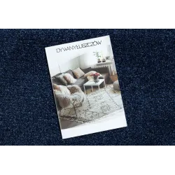Corridore moderno blu scuro, perfetto per interni contemporanei