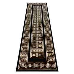 Tappeto, corridoio ALLURE 1968 Chiave Greca, Cornice - Strutturale, elegante, glamour nero / oro