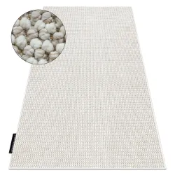 Tappeto CASABLANCA LOOP bianco / beige velluto a anello, morbido