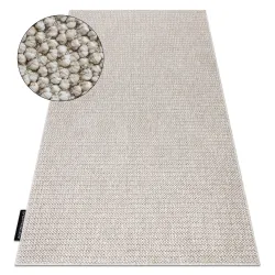 Tappeto CASABLANCA LOOP beige a occhiello, morbido