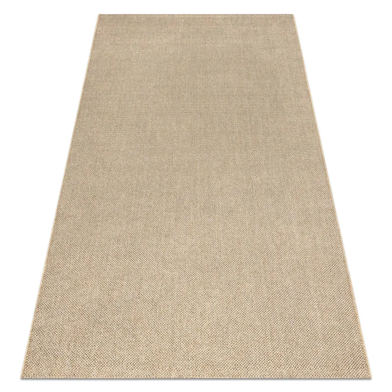 Tappeto rettangolare beige in polipropilene 60x100, design moderno