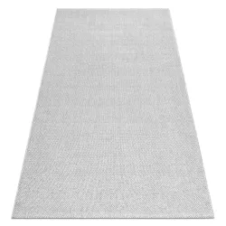 Tappeto Argento Polipropilene 80x150 cm