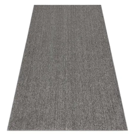 Tappeto grigio in polipropilene 80x150 cm per interni moderni