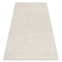 Tappeto Poliestere Colore Crema 80x150 cm