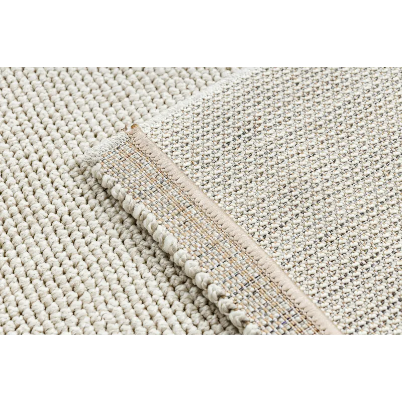 Tappeto Poliestere Colore Crema 80x150 cm – vista 3