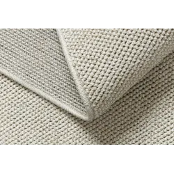 Tappeto Poliestere Colore Crema 80x150 cm – vista 4