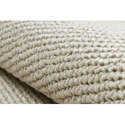 Tappeto Poliestere Colore Crema 80x150 cm – vista 5
