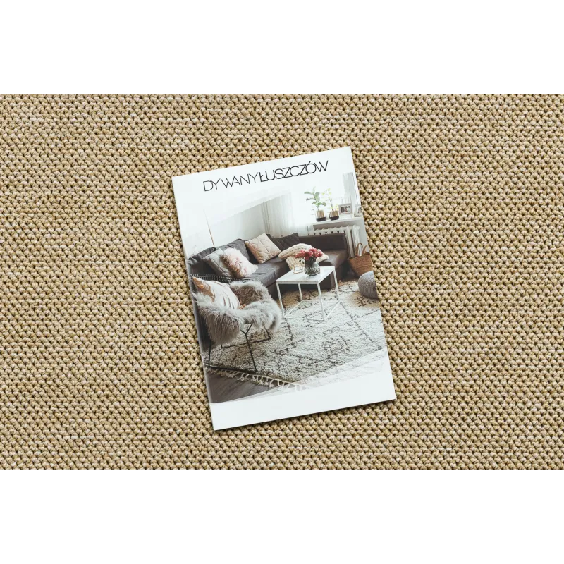 Tappeto Rotondo Beige Polipropilene 80 cm – vista 2