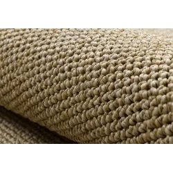 Tappeto Rotondo Beige Polipropilene 80 cm – vista 5