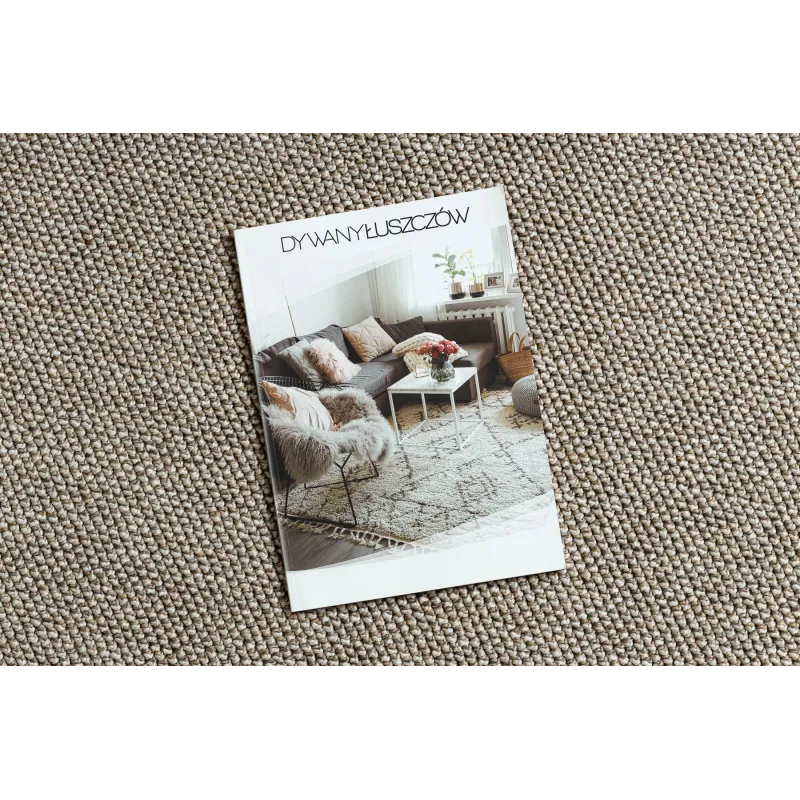 Tappeto Rotondo Marrone Polipropilene 80 cm – vista 2