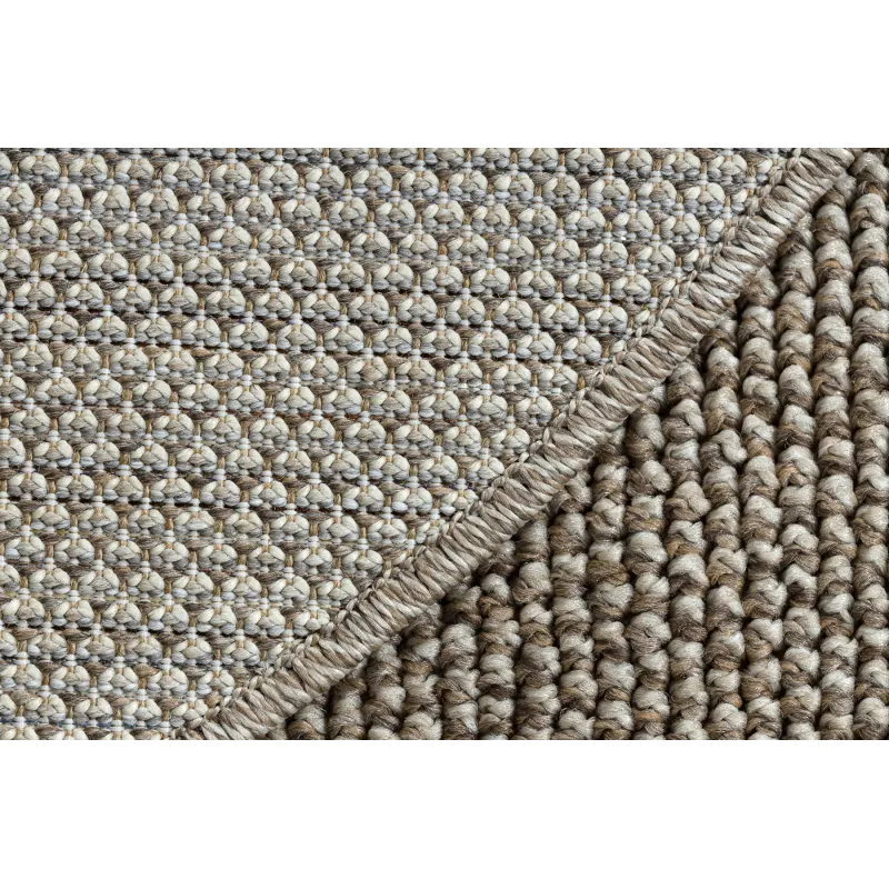 Tappeto Rotondo Marrone Polipropilene 80 cm – vista 3