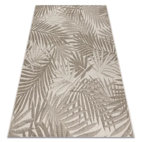 Tappeto in spago sisal FLOORLUX 20504 nei colori champagne e grigio scuro, materiale naturale