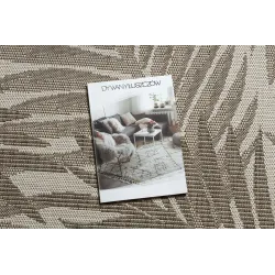 Tappeto in spago sisal FLOORLUX 20504 in stile giungla, elegante e moderno