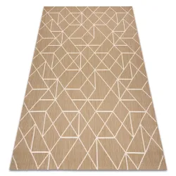 Tappeto in sisal FLAT 48959265 Geometrico beige naturale corda