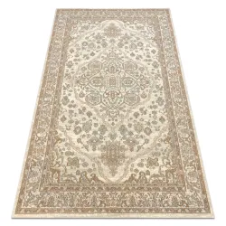 Tappeto SOHO 477.01.LA100 lana OSTA - Ornamento, rosone beige