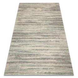 Tappeto ABBY 486.57.LA100 lana OSTA - Vintage, moderno beige / blu