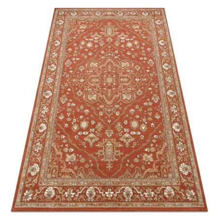 Dywan SOHO 477.01.LA301 wełniany OSTA - Ornament, ramka naturalny terakota / beż 