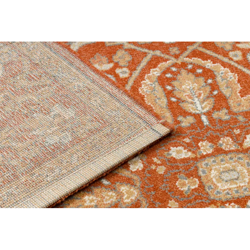 Dywan SOHO 477.01.LA301 wełniany OSTA - Ornament, ramka naturalny terakota / beż 
