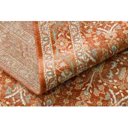 Dywan SOHO 477.08.LA300 wełniany OSTA - Ornament, ramka naturalny terakota / beż 