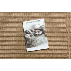 Tappeto TIMO 5979 in beige scuro per esterni, elegante e resistente