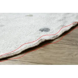 Tappeto moderno BONO 724 in tonalità crema e grigio chiaro