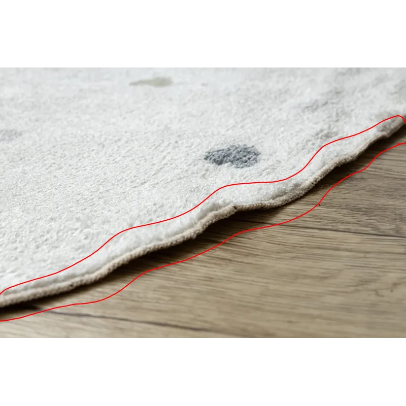 Tappeto moderno BONO 724 in tonalità crema e grigio chiaro